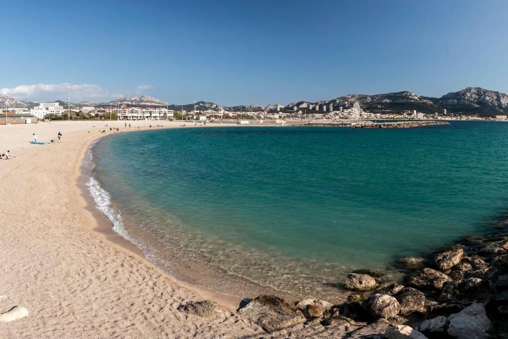 Residence Bord De Mer-Terasse-Plage Prado David Marsilya Dış mekan fotoğraf